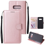 Ficha técnica e caractérísticas do produto Para Samsung S10 E-type Carteira bolsa protectora PU de couro com fivela Posição & 3 Card Gostar