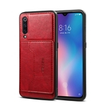 Ficha técnica e caractérísticas do produto Hun Infantil Para Xiaomi 9 SE Retro PU Titular Carteira de couro pé antiderrapante à prova de choque caso de telefone celular