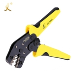 Ficha técnica e caractérísticas do produto Hun Infantil PARON JX-1601-1608 alicate de arame Crimpers Engenharia Ratchet Terminal de friso Alicates JX-48B 3,96 a 6,3 milímetros 26-16AWG Ferramentas manuais (amarelo)