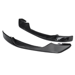 Ficha técnica e caractérísticas do produto 2 pcs Alta Qualiy Real Canards Dianteiro Do Carro De Fibra De Carbono Lip Bumper Splitter Lip Spoiler Difusor Protetor Para BMW M4 F82 M314-18