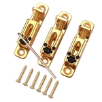 Ficha técnica e caractérísticas do produto 3 Peças Ponte Tremolo Rolo Selas Para St Tl Caixa De Charuto Guitarra