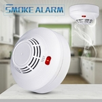 Ficha técnica e caractérísticas do produto Photoelectric Smoke Alarm LED piscando & Detector Alerta som de aviso de fumaça para Home School Hotel