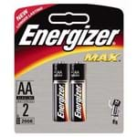 Ficha técnica e caractérísticas do produto Pilha Alcalina Aa 1,5v Energizer Max - Cartela Com 2 Pilhas