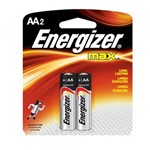 Ficha técnica e caractérísticas do produto Pilha Alcalina Energizer Max AA Pequena - 2 Unidades