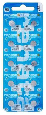 Ficha técnica e caractérísticas do produto Pilha Bateria 397, Relógio 1.55v Renata Sr726s Original 10 Unid.