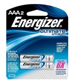 Ficha técnica e caractérísticas do produto Pilha Palito AAa Lítio com 2 Unidades - Energizer