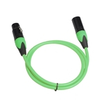 Ficha técnica e caractérísticas do produto 3-Pin Ofc Xlr cabo masculino para feminino M / F Cabo de ¨¢udio para microfone Mixer Verde