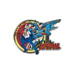 Ficha técnica e caractérísticas do produto Placa de Metal Recortada Superman Transformação - Dc Comics