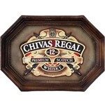 Ficha técnica e caractérísticas do produto Placa de Parede em Resina - Decoração - Chivas