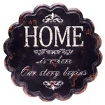 Placa Nuvem Home - 30cm X 30cm X 1cm - Trevisan Concept