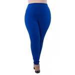 Ficha técnica e caractérísticas do produto Plus Size outono Pants Mulheres Leggings S¨®lidos Pants Cor Big Yards estiramento