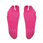 Ficha técnica e caractérísticas do produto Praia Invisible Barefoot Soles Anti-Slip isolamento t¨¦rmico Pad P¨¦s Waterproof