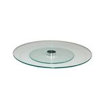 Ficha técnica e caractérísticas do produto Prato Giratório de Mesa Decorativo Vidro 8mm Temperado 80cm