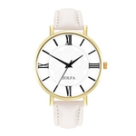 Ficha técnica e caractérísticas do produto Presentes ZL43-JA Mulheres Relógios macio pu pulseira de couro relógio de luxo relógios de quartzo