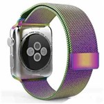 Ficha técnica e caractérísticas do produto Pulseira Apple Watch Iwatch Milanese Loop Magnetica 42-38mm - Colorful (Colorida) - 38mm