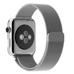 Ficha técnica e caractérísticas do produto Pulseira Apple Watch Iwatch Milanese Loop Magnetica 42-38mm - Prata - 38mm