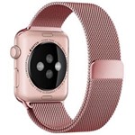 Ficha técnica e caractérísticas do produto Pulseira Apple Watch Iwatch Milanese Loop Magnetica 42-38mm - Rosa - 38 Mm