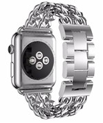 Ficha técnica e caractérísticas do produto Pulseira de Aço Trançado para Apple Watch 42/44mm - Prata - Jetech