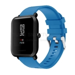 Ficha técnica e caractérísticas do produto Pulseira de Silicone Azul Celeste para Relógio Xiaomi Amazfit Bip