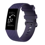 Ficha técnica e caractérísticas do produto Pulseira de Silicone Cinza Slate para Relógio Fitbit Charge 3