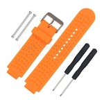 Ficha técnica e caractérísticas do produto Pulseira de Silicone Laranja para Relógio Garmin Forerunner 220 / 230 / 235 / 620 / 630 / 735