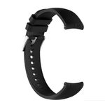 Ficha técnica e caractérísticas do produto Pulseira de Silicone Para Relógio Samsung Galaxy Watch 42mm - Preta Adulto