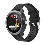 Pulseira de Silicone Preto para Relógio Garmin Vivoactive 3 / Music - Tudo Smartwatch