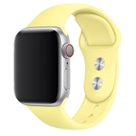 Ficha técnica e caractérísticas do produto Pulseira De Silicone Sport para Apple Watch 38/40mm - Mellow yellow