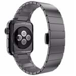 Ficha técnica e caractérísticas do produto Pulseira em Aço Inox para Apple Watch (Preto, 38MM)