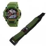 Pulseira em Nylon para Relógio Skimei 1233 20mm Verde