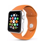 Ficha técnica e caractérísticas do produto Pulseira Esporte de Silicone para Apple Watch de 42mm e 44mm - Laranja