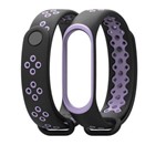 Pulseira Extra para Xiaomi Mi Band 3 - Preta e Roxa