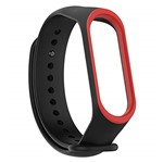 Ficha técnica e caractérísticas do produto Pulseira Extra para XIAOMI MI BAND 3 (Preto com Vermelho)