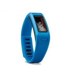 Ficha técnica e caractérísticas do produto Pulseira Fitness Garmin Vivofit / Azul / Resistente Água / 50m / USB / Controle de Sono / Bluetooth