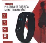 Ficha técnica e caractérísticas do produto Pulseira Fitness Inteligente Corrida com Monitor Cardíaco - Tomate