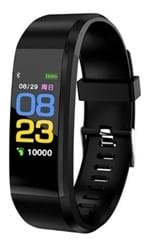 Ficha técnica e caractérísticas do produto Pulseira Inteligente 115 Smartband Touch Android Ios (Preto)