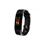 Ficha técnica e caractérísticas do produto Pulseira Inteligente Fitness Prova Dágua Smartband Preto