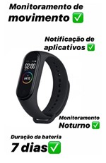 Ficha técnica e caractérísticas do produto Pulseira Inteligente M4 INOVA