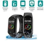 Relogio Smartwatch F8 Mtr-26 Troca Pulseira Ip67 Ios IPhone Android - Tomate