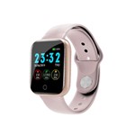 Ficha técnica e caractérísticas do produto Pulseira Inteligente Smart Watch Android e IOS Global P70 42mm - Rosê - I W o