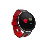 Ficha técnica e caractérísticas do produto Pulseira Inteligente Smart Watch Android e IOS MTR-09 - Tomate