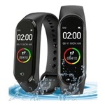 Ficha técnica e caractérísticas do produto Pulseira Inteligente Smartband M4 Monitor Cardíaco Relógio - Ybx