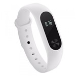 Ficha técnica e caractérísticas do produto Pulseira Inteligente Xiaomi Mi Band 2 Branco com Medidor de Passos, Calorias e Batimentos Cardiacos