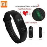 Ficha técnica e caractérísticas do produto Pulseira Inteligente Xiaomi Mi Band 2 Preta, para Android e Ios