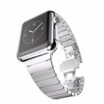 Ficha técnica e caractérísticas do produto Pulseira Kopeck Aço Inox Prata Apple Watch 42mm 1 2 3