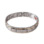 Ficha técnica e caractérísticas do produto Pulseira magn¨¦tica Bracelet Energia Sa¨²de Homens Titanium A?o