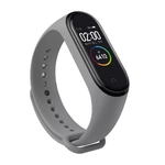 Ficha técnica e caractérísticas do produto Pulseira Mi Band 3 E 4 Silicone Cinza Relógio Xiaomi