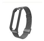 Ficha técnica e caractérísticas do produto Pulseira P/ Mi Band 3 Aço Metal Preto - Xiaomi