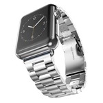 Ficha técnica e caractérísticas do produto Pulseira para Apple Watch 38mm 40mm Classic Metal Prata - Swstrap