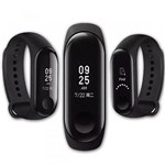 Ficha técnica e caractérísticas do produto Pulseira Relógio Inteligente Smartband Band 3 Preto - M Band